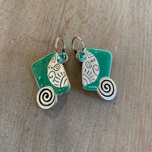 Retro 80’s earrings